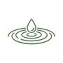 Icon Wassertropfen zieht Kreise
